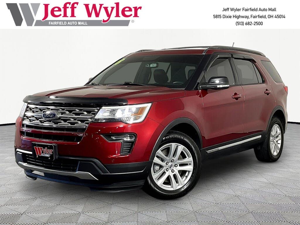 Red 2018 Ford Explorer SUV / Crossover All-Wheel Drive Automatic