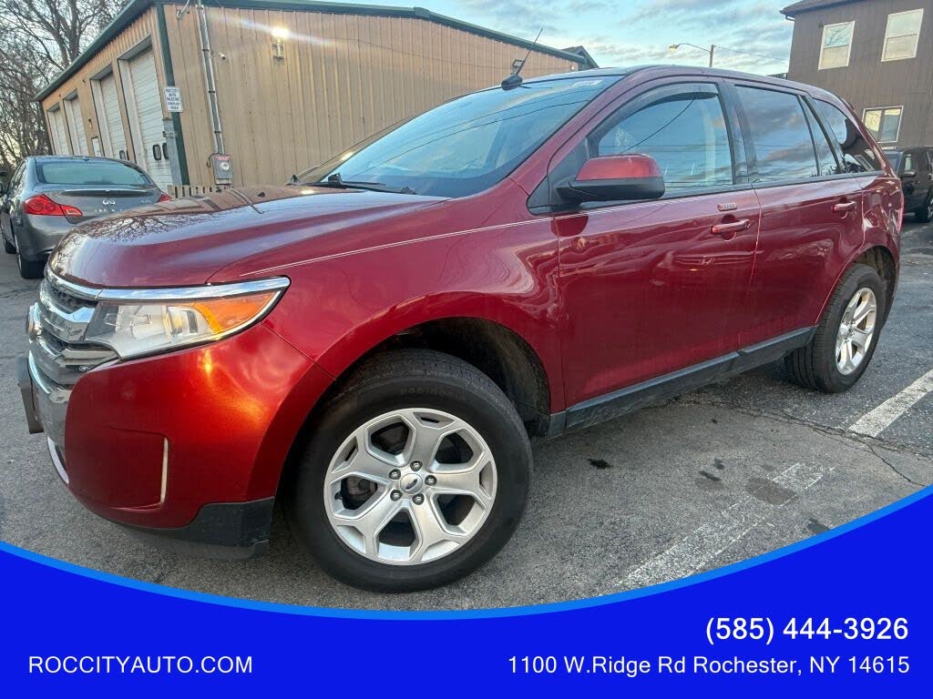 Red 2014 Ford Edge SUV / Crossover All-Wheel Drive 6-Speed Automatic