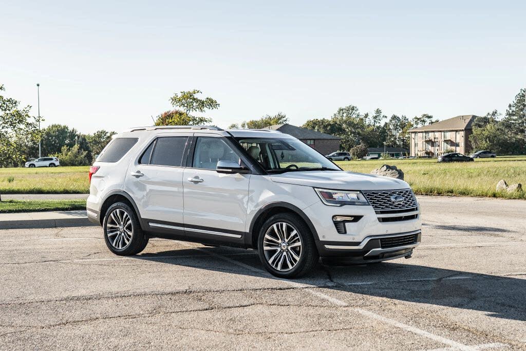 White 2018 Ford Explorer SUV / Crossover All-Wheel Drive 6-Speed Automatic