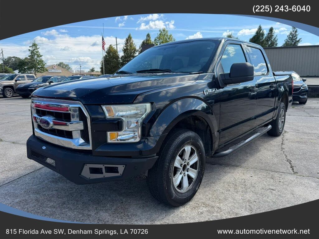 Black 2016 Ford F-150 Pickup Truck 4X2 6-Speed Automatic