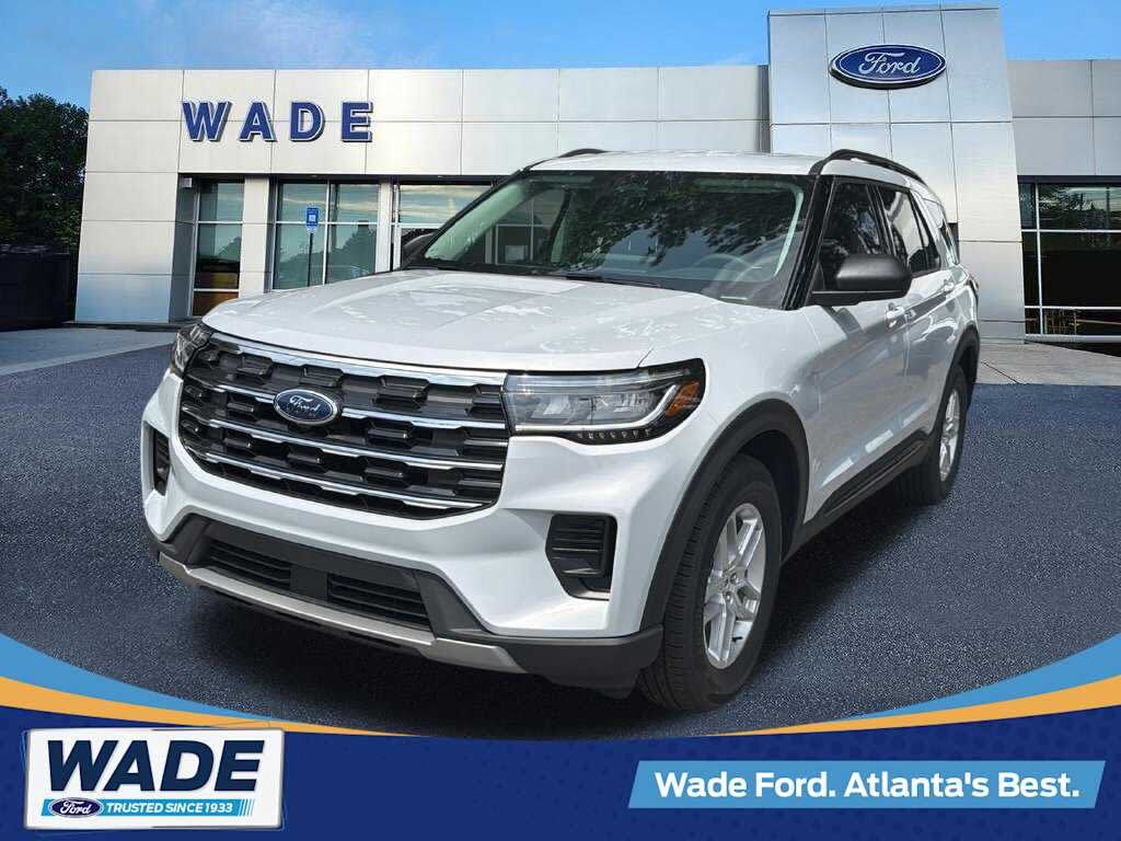 White 2026 Ford Explorer SUV / Crossover Rear-Wheel Drive Automatic