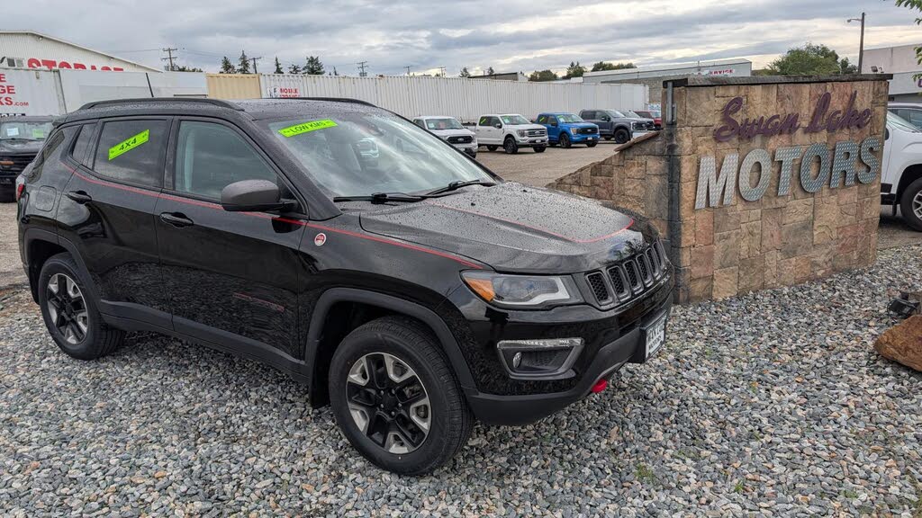 Black 2018 Jeep Compass SUV / Crossover Four-Wheel Drive Automatic