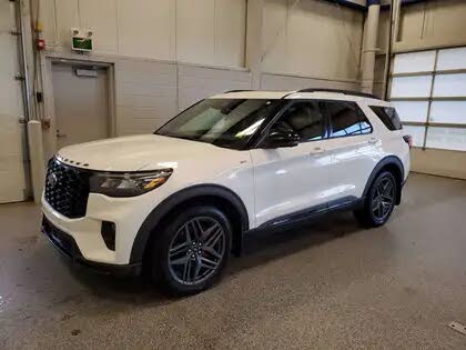 White 2025 Ford Explorer SUV / Crossover All-Wheel Drive Automatic