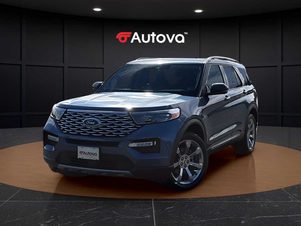 Blue Metallic 2020 Ford Explorer SUV / Crossover All-Wheel Drive Automatic