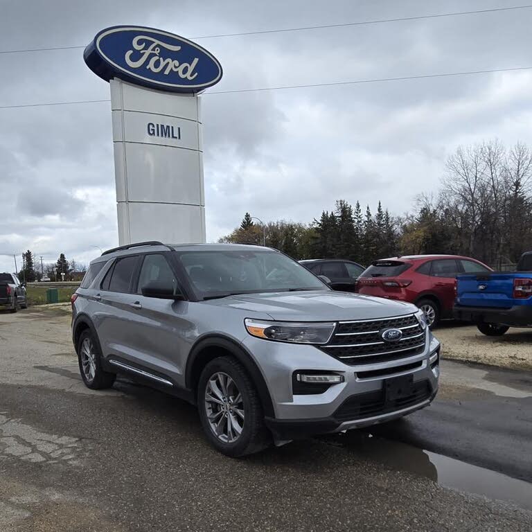 Silver 2022 Ford Explorer SUV / Crossover All-Wheel Drive Automatic