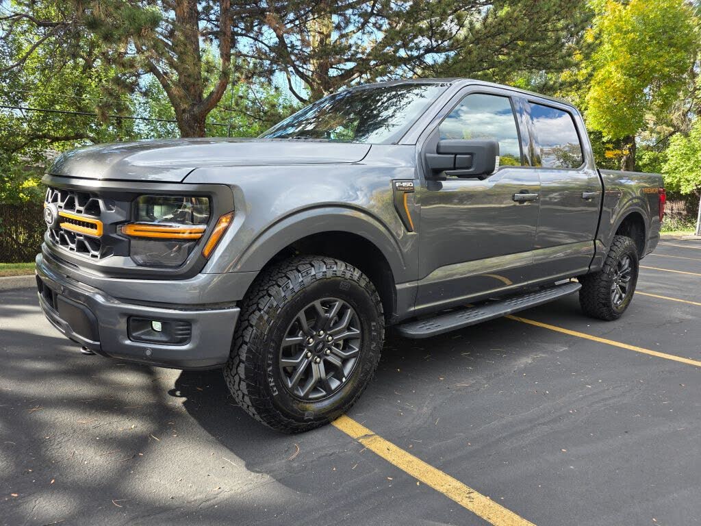Gray 2025 Ford F-150 Pickup Truck Four-Wheel Drive Automatic