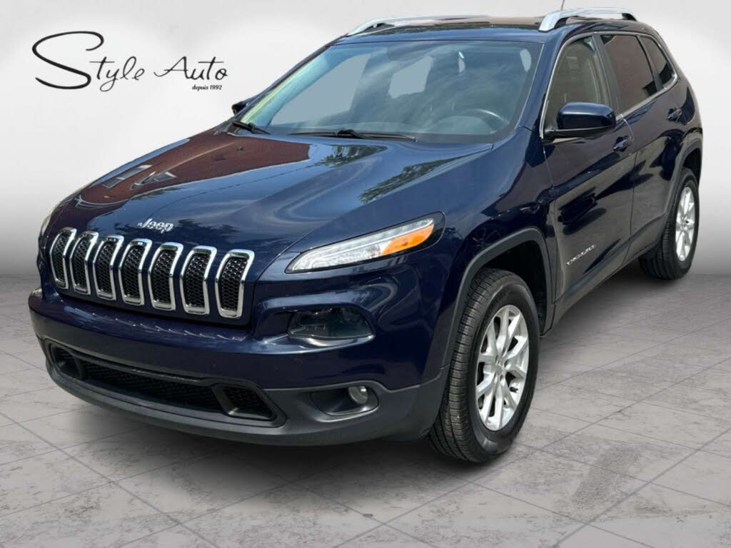 Blue 2015 Jeep Cherokee SUV / Crossover  Automatic