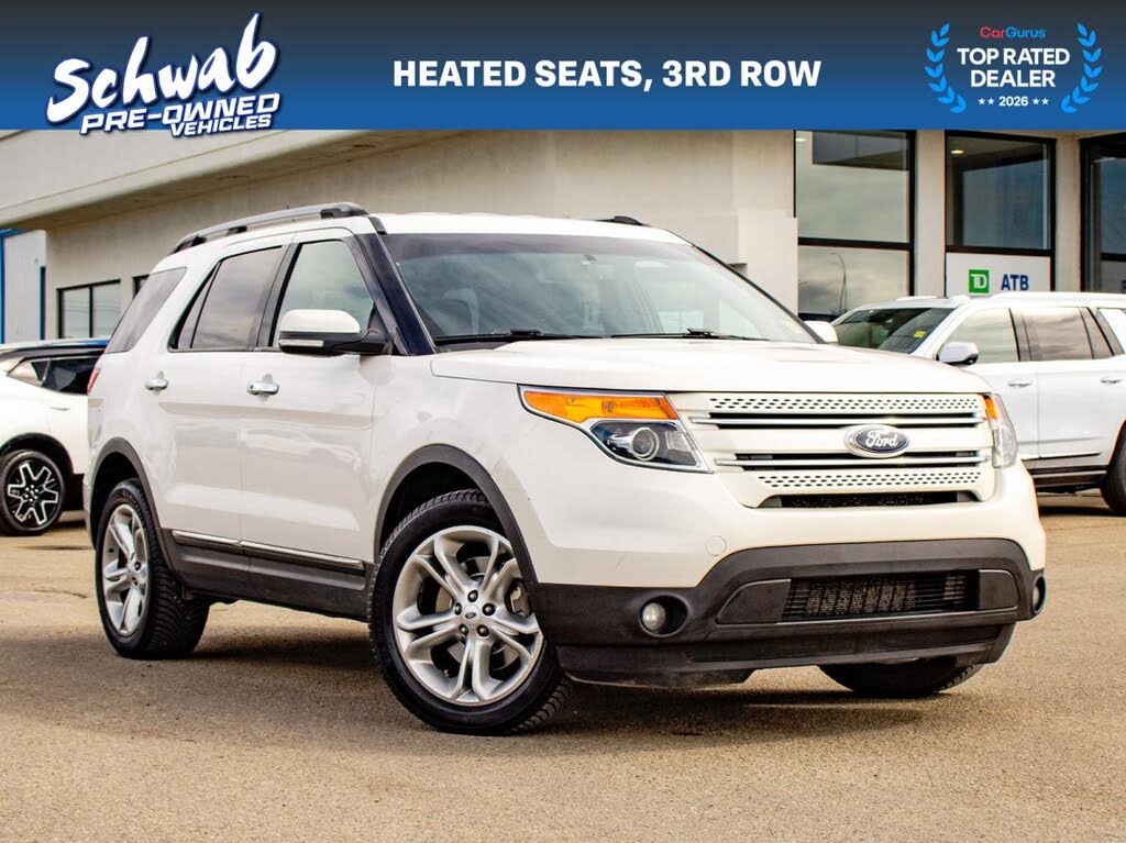 White 2015 Ford Explorer SUV / Crossover All-Wheel Drive Automatic