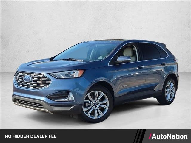 Blue Metallic 2019 Ford Edge SUV / Crossover Front-Wheel Drive 8-Speed Automatic