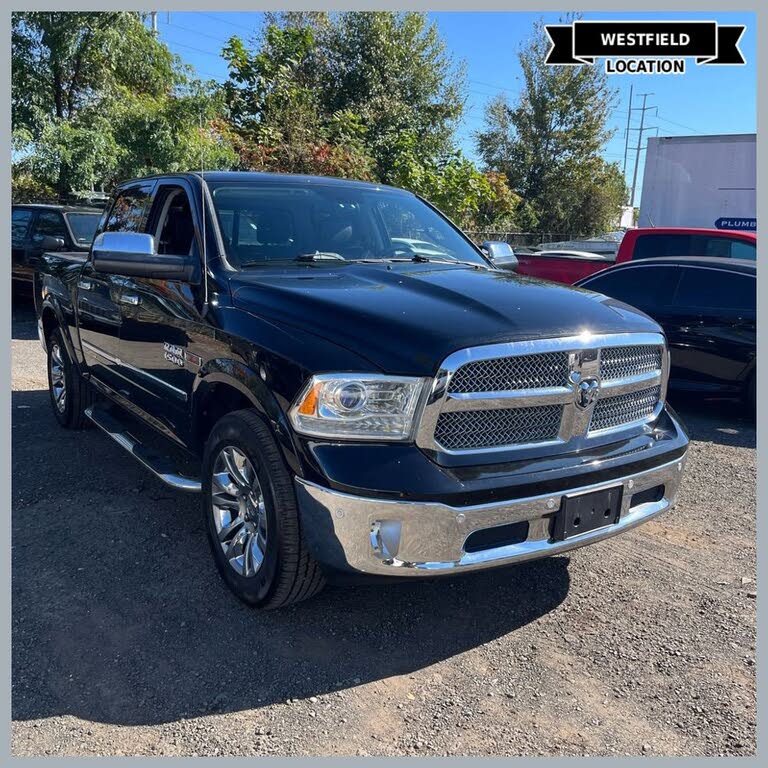 Black Clearcoat 2015 RAM 1500 Pickup Truck Four-Wheel Drive 8-Speed Automatic