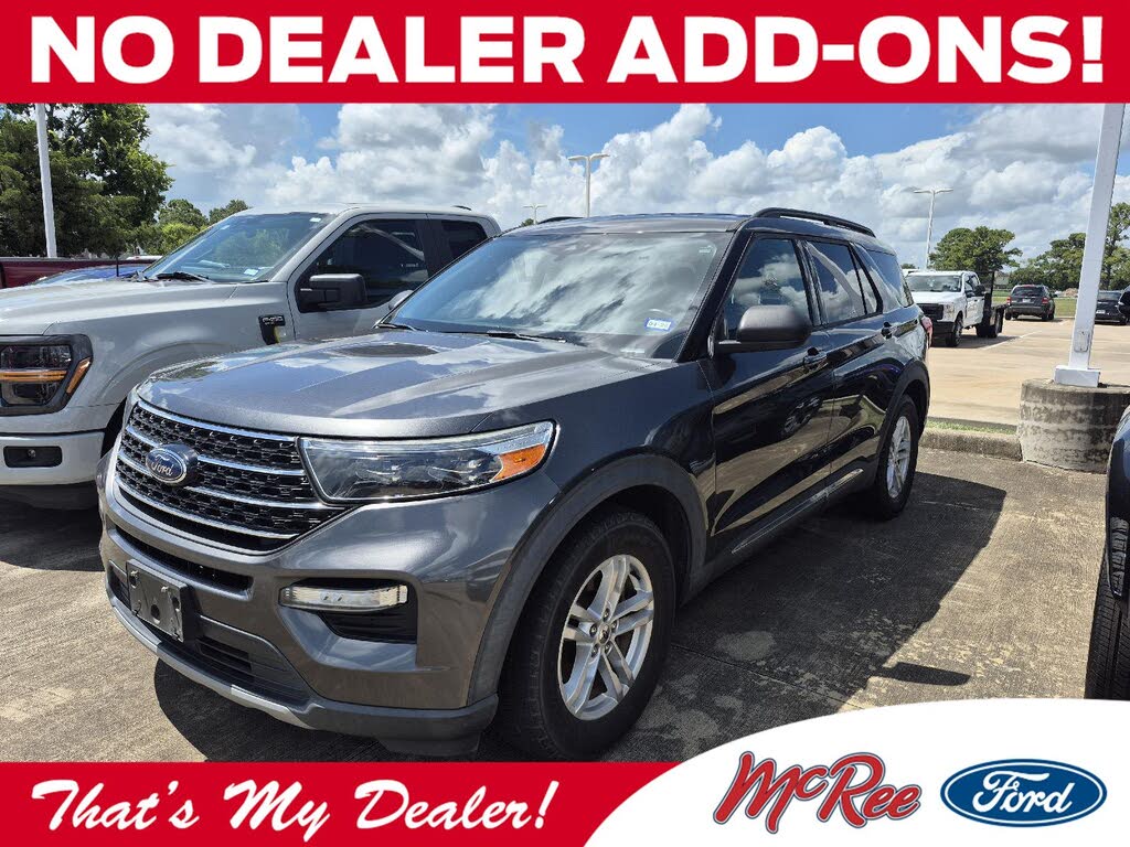 Gray (Magnetic) 2020 Ford Explorer SUV / Crossover Rear-Wheel Drive Automatic