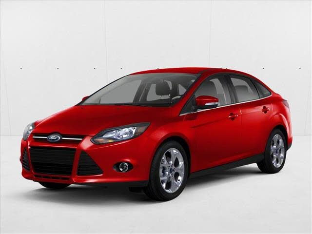 Race Red 2013 Ford Focus Sedan Front-Wheel Drive 6-Speed Automatic