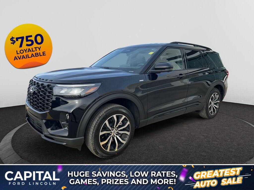 Black 2027 Ford Explorer SUV / Crossover All-Wheel Drive Automatic