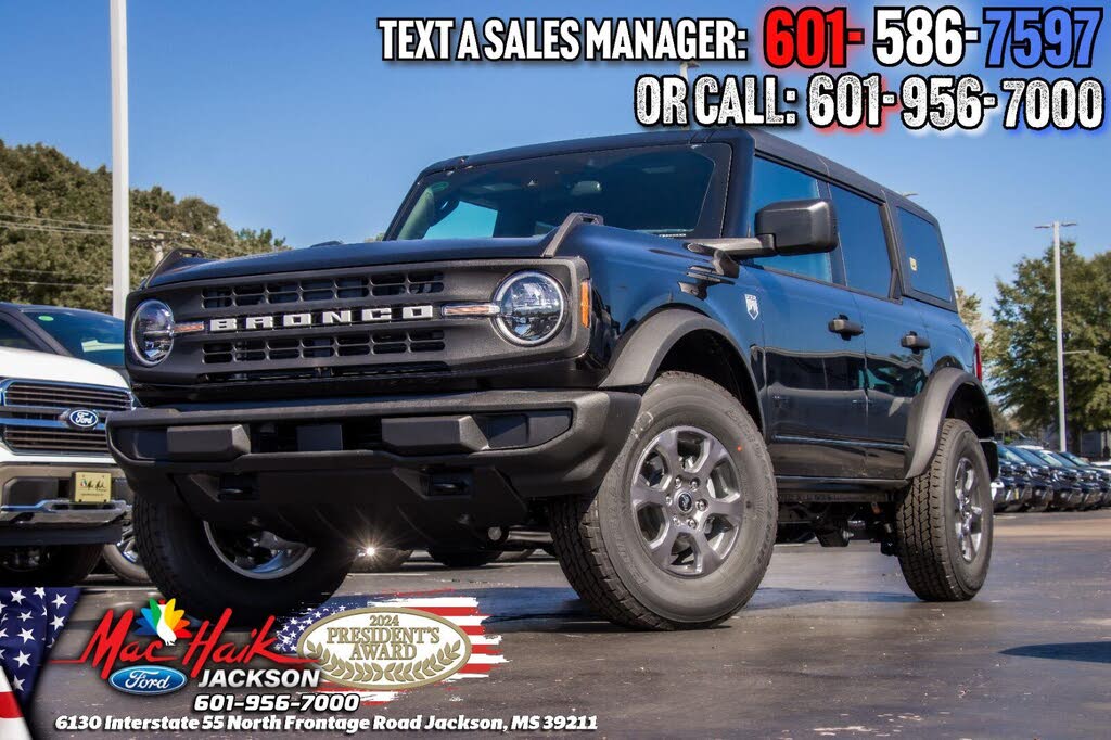 Shadow Black 2026 Ford Bronco SUV / Crossover Four-Wheel Drive 7-Speed Manual