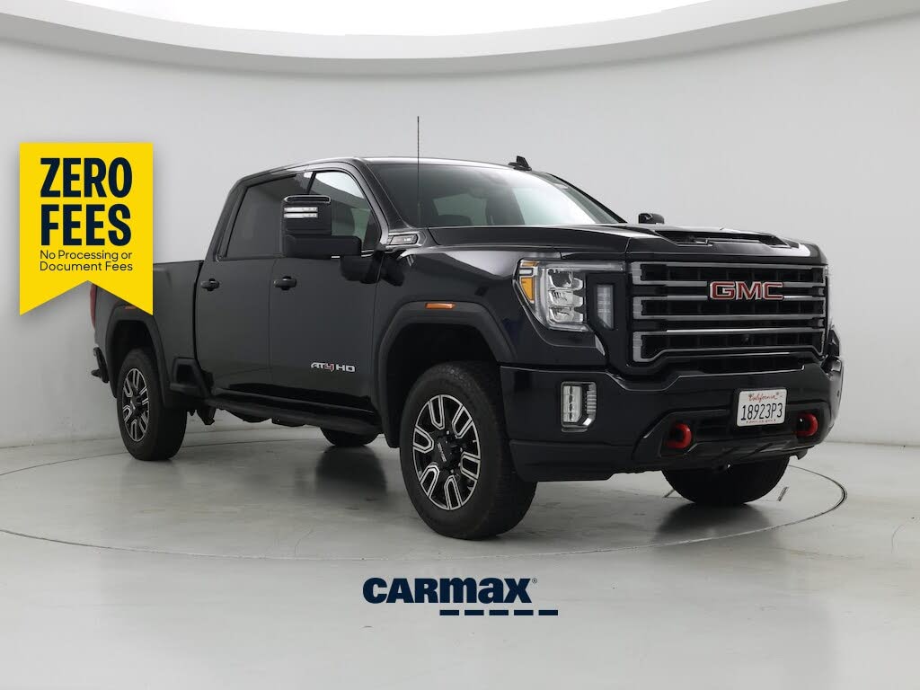 Black 2022 GMC Sierra 2500HD Pickup Truck Four-Wheel Drive Automatic