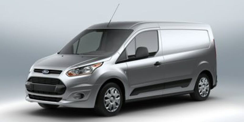 White 2017 Ford Transit Connect Van Front-Wheel Drive Automatic