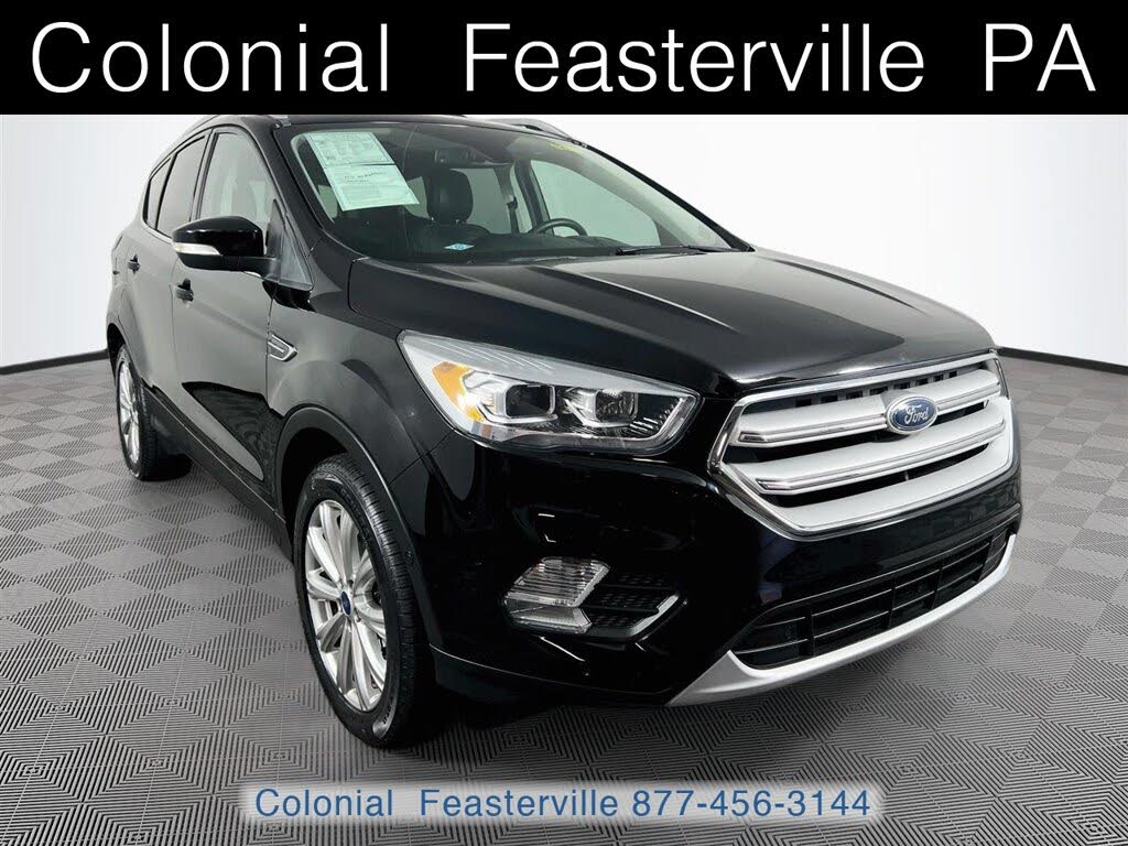 Shadow Black 2018 Ford Escape SUV / Crossover All-Wheel Drive 6-Speed Automatic