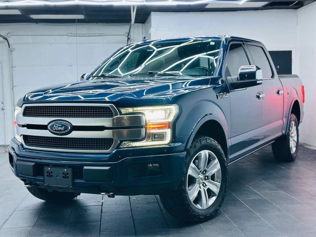 Blue Jeans Metallic 2019 Ford F-150 Pickup Truck Four-Wheel Drive Automatic