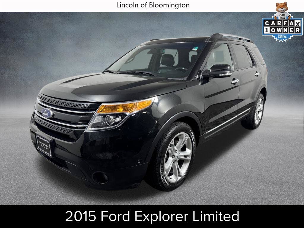 Tuxedo Black Metallic 2015 Ford Explorer SUV / Crossover All-Wheel Drive 6-Speed Automatic