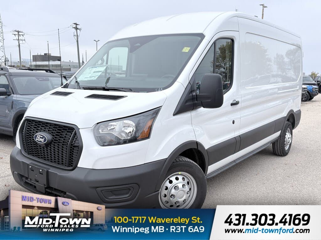 White 2027 Ford Transit Cargo Van All-Wheel Drive Automatic