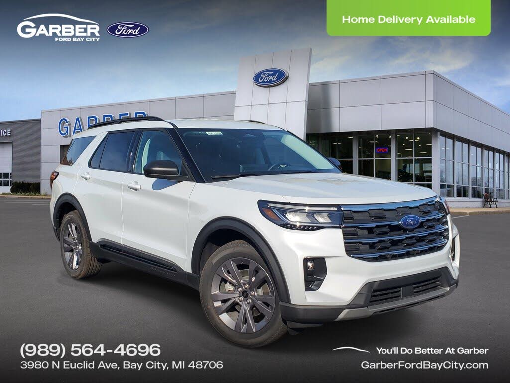 White 2026 Ford Explorer SUV / Crossover All-Wheel Drive Automatic
