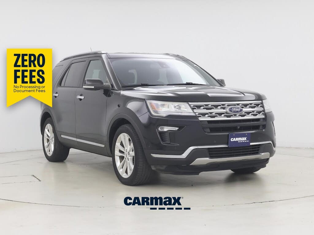 Black 2018 Ford Explorer SUV / Crossover Front-Wheel Drive Automatic