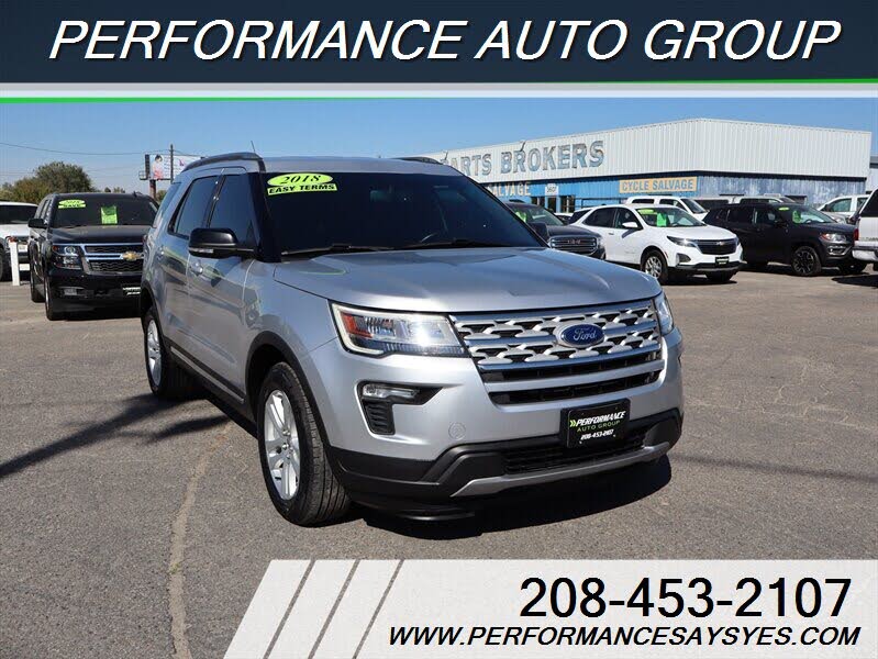 Ingot Silver 2018 Ford Explorer SUV / Crossover All-Wheel Drive Automatic
