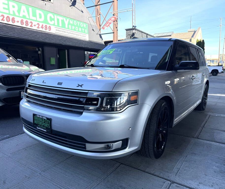 Gray 2016 Ford Flex SUV / Crossover All-Wheel Drive 6-Speed Automatic