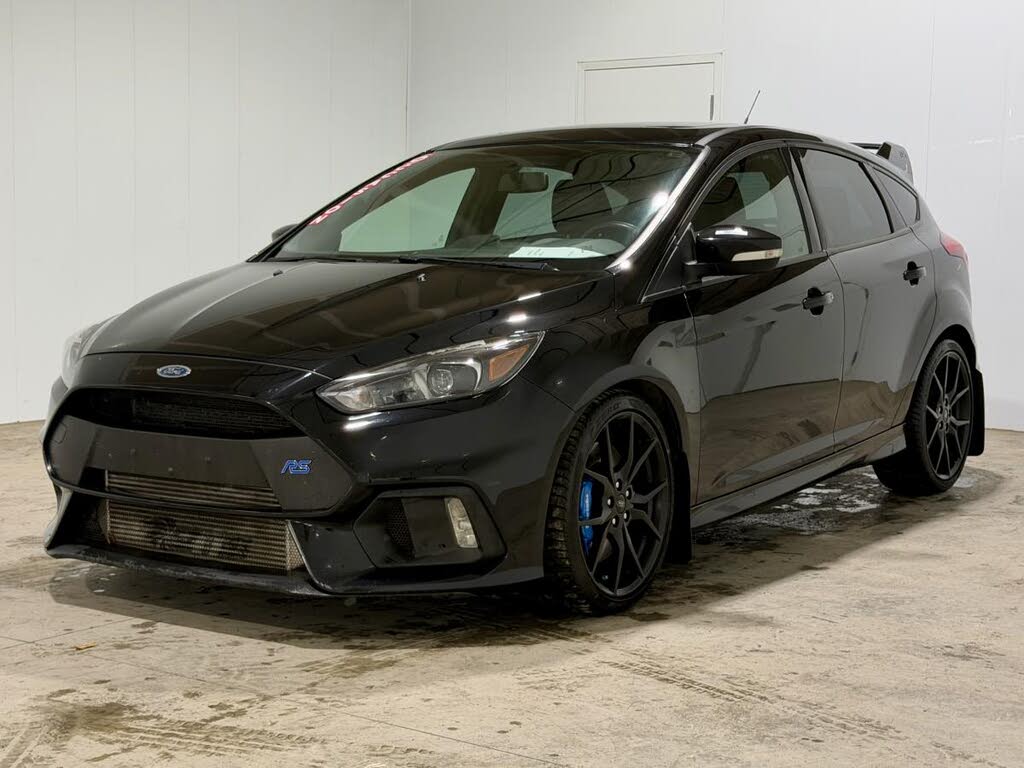 Black 2017 Ford Focus RS Hatchback All-Wheel Drive Manual