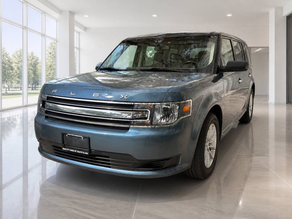 Blue 2016 Ford Flex SUV / Crossover Front-Wheel Drive 6-Speed Automatic