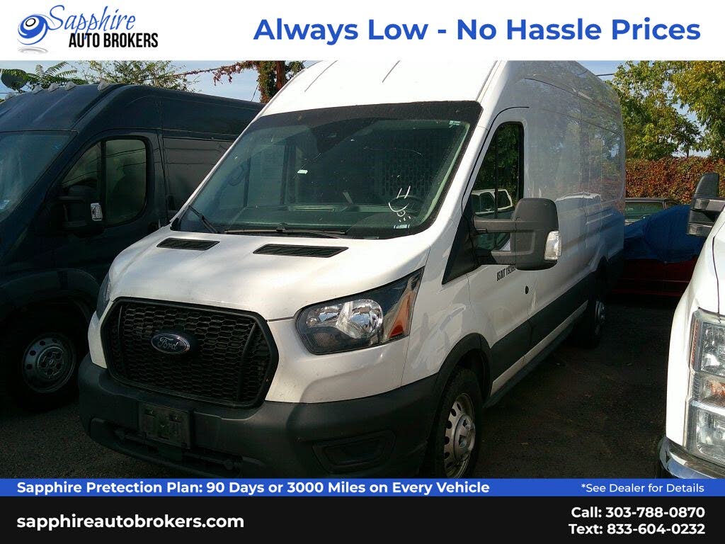 Oxford White 2022 Ford Transit Cargo Van All-Wheel Drive Automatic