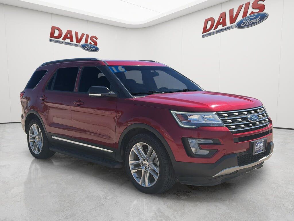 Ruby Red Metallic Tinted Clearcoat 2016 Ford Explorer SUV / Crossover All-Wheel Drive 6-Speed Automatic