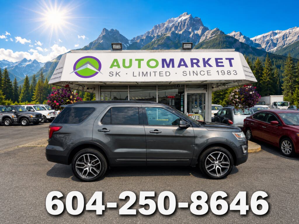 Gray 2017 Ford Explorer SUV / Crossover All-Wheel Drive Automatic