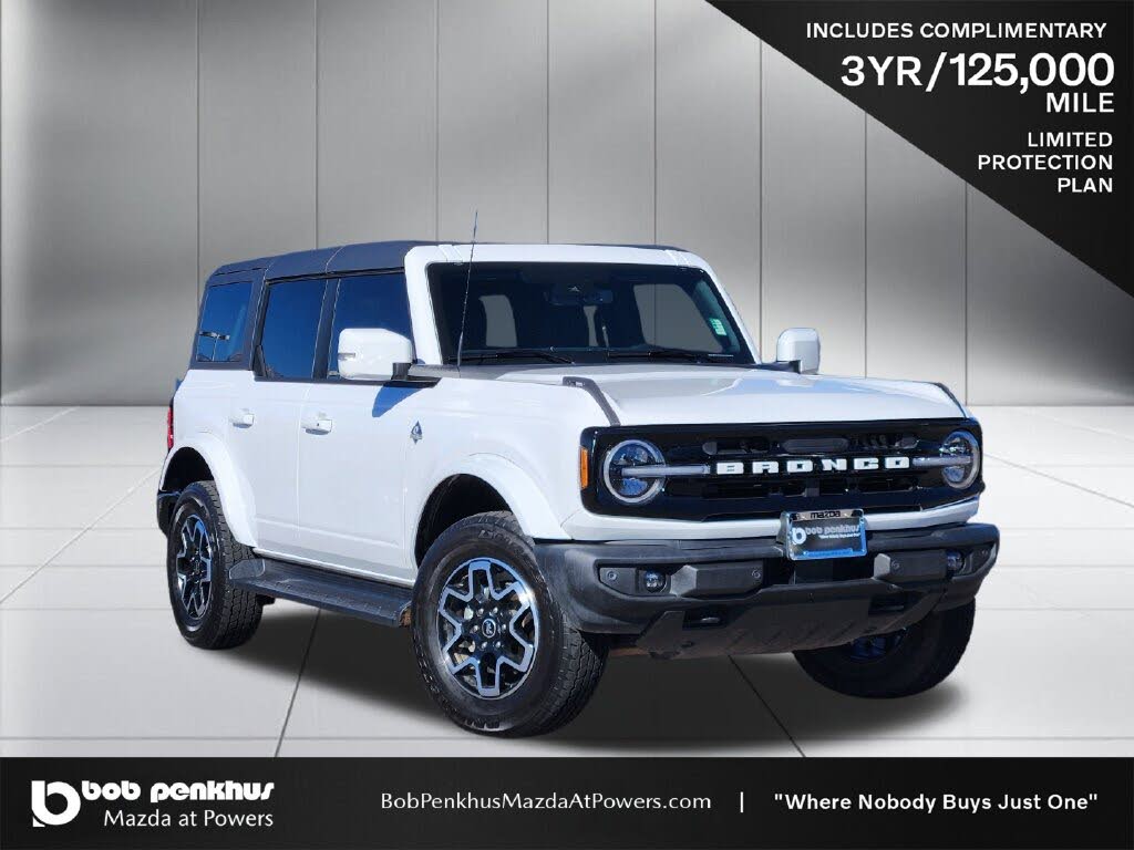 Oxford White 2025 Ford Bronco SUV / Crossover Four-Wheel Drive Automatic