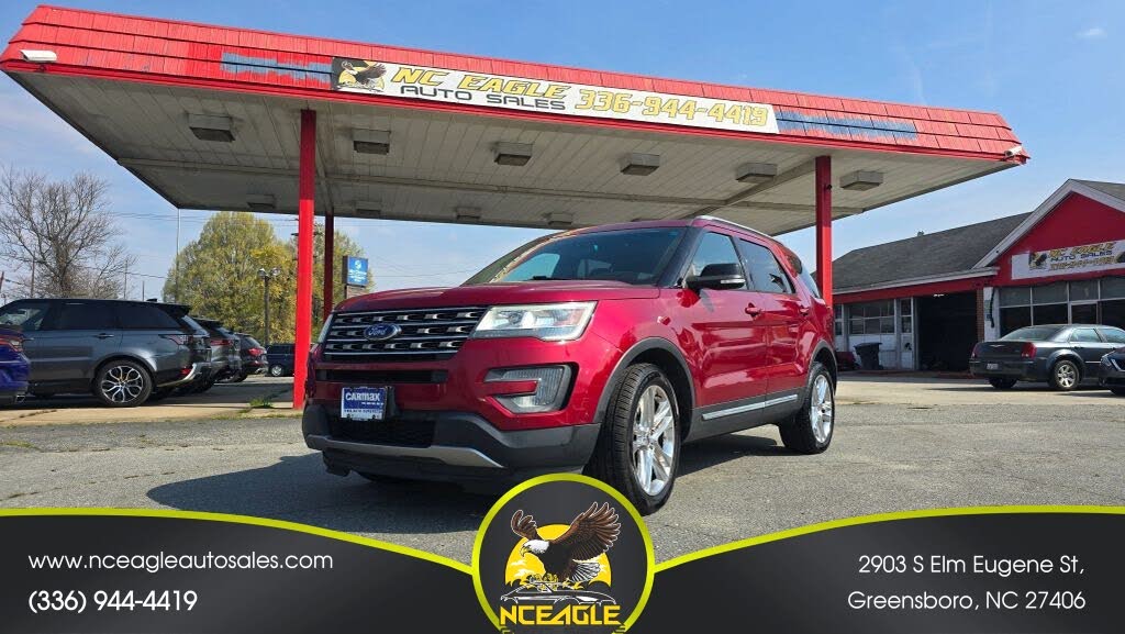 Red 2017 Ford Explorer SUV / Crossover All-Wheel Drive 6-Speed Automatic