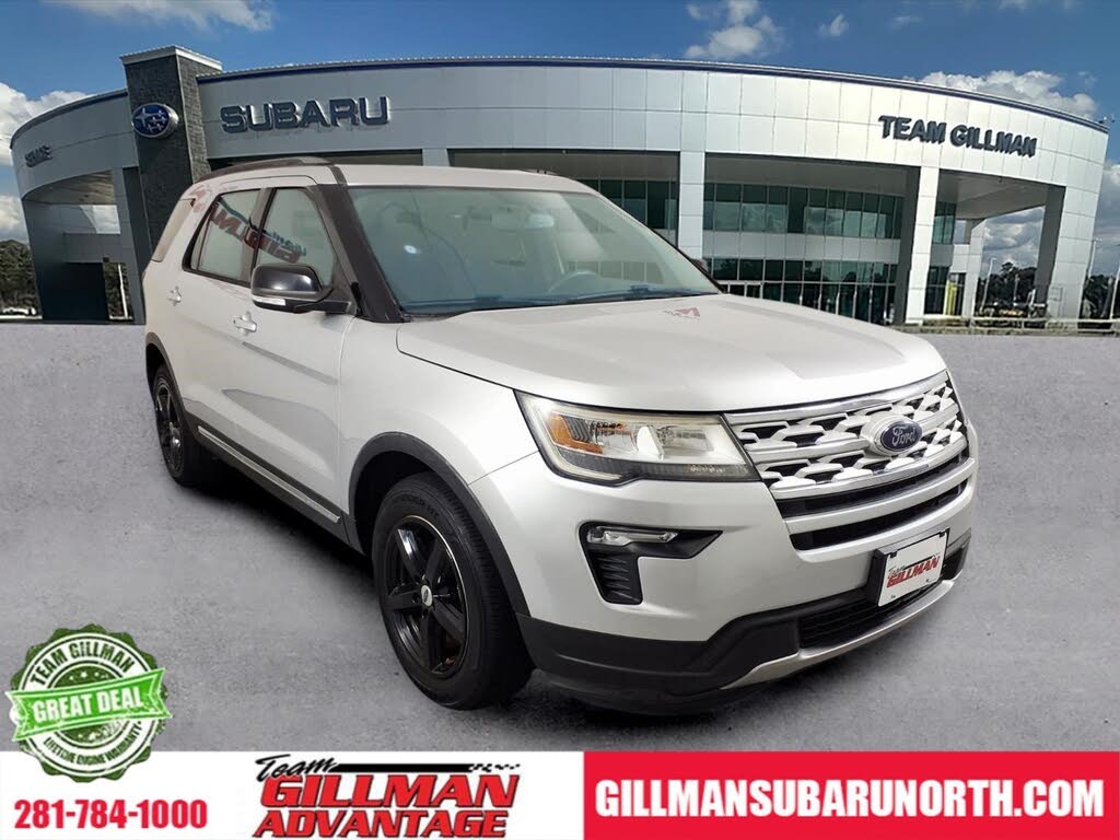 Ingot Silver Metallic 2018 Ford Explorer SUV / Crossover Front-Wheel Drive 6-Speed Automatic