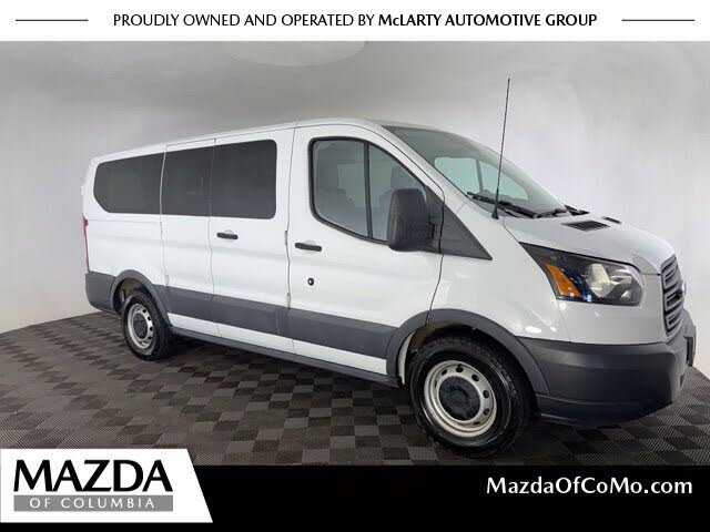 Oxford White 2018 Ford Transit Passenger Van Rear-Wheel Drive 6-Speed Automatic Overdrive