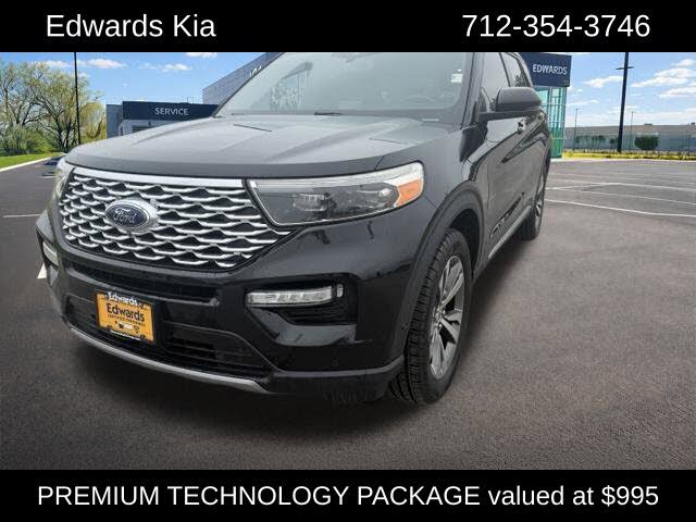 Black Metallic 2020 Ford Explorer SUV / Crossover All-Wheel Drive Automatic
