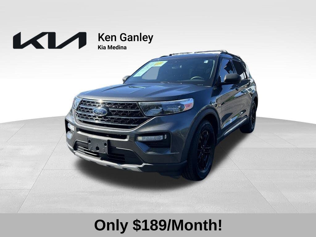 Gray (Magnetic Metallic) 2020 Ford Explorer SUV / Crossover Rear-Wheel Drive Automatic