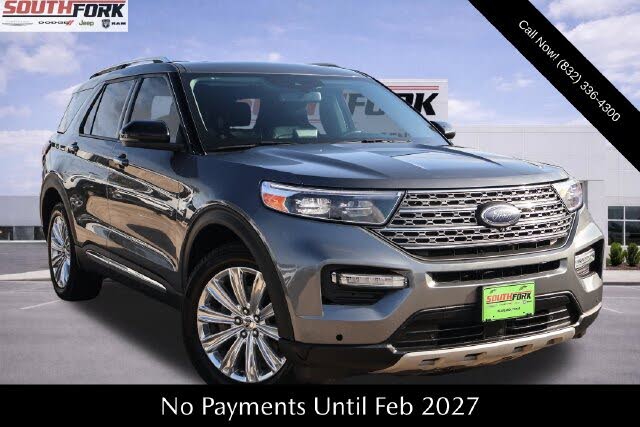 Carbonized Gray Metallic 2023 Ford Explorer SUV / Crossover All-Wheel Drive Automatic