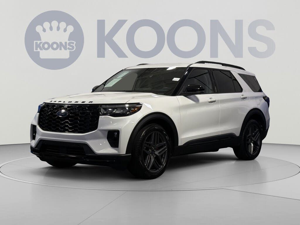 White 2025 Ford Explorer SUV / Crossover All-Wheel Drive Automatic