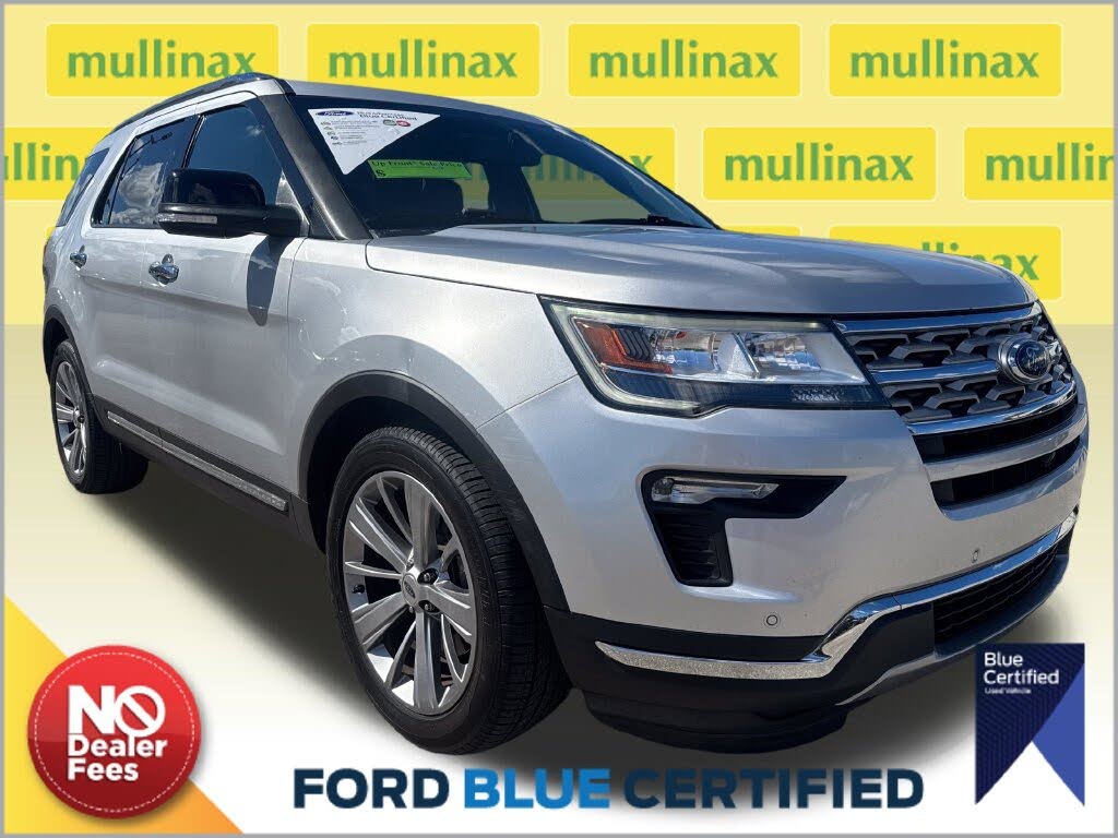 Ingot Silver Metallic 2018 Ford Explorer SUV / Crossover Front-Wheel Drive 6-Speed Automatic