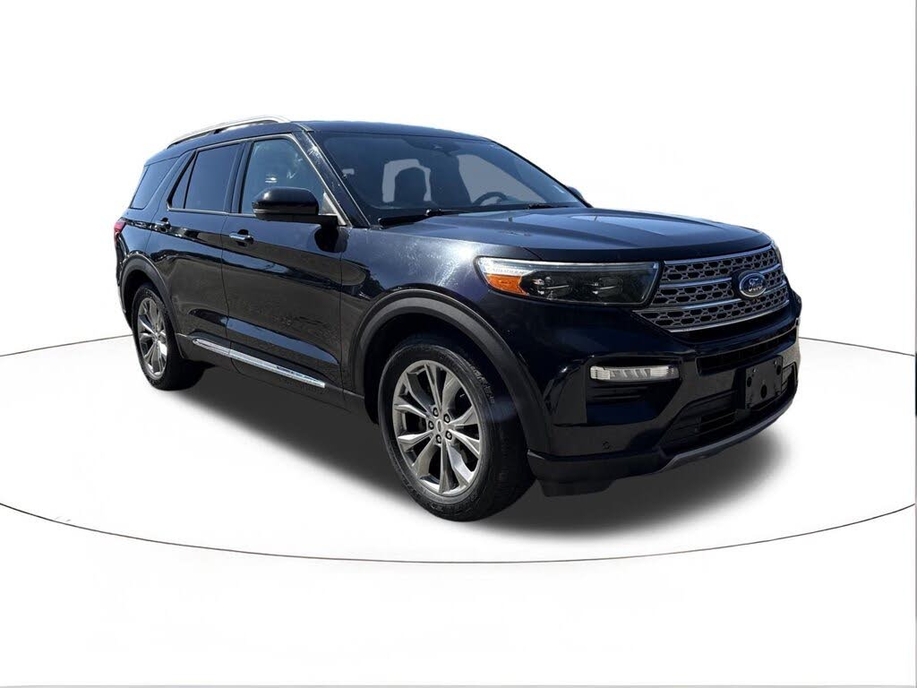 Black 2020 Ford Explorer SUV / Crossover Rear-Wheel Drive Automatic