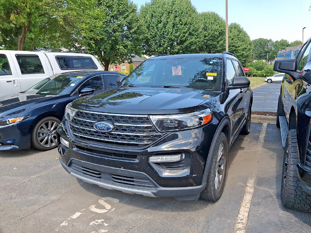 Black Metallic 2020 Ford Explorer SUV / Crossover All-Wheel Drive Automatic
