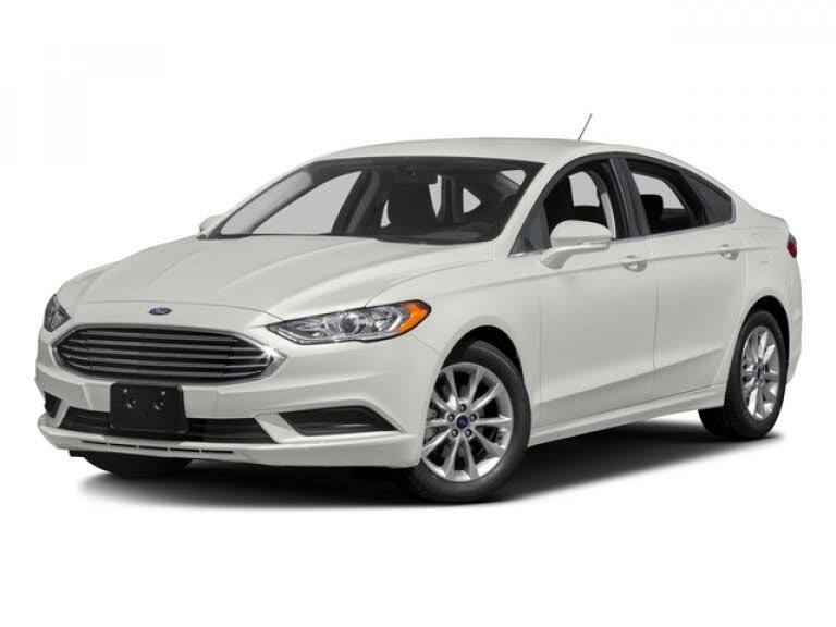Red 2017 Ford Fusion Sedan Front-Wheel Drive Automatic