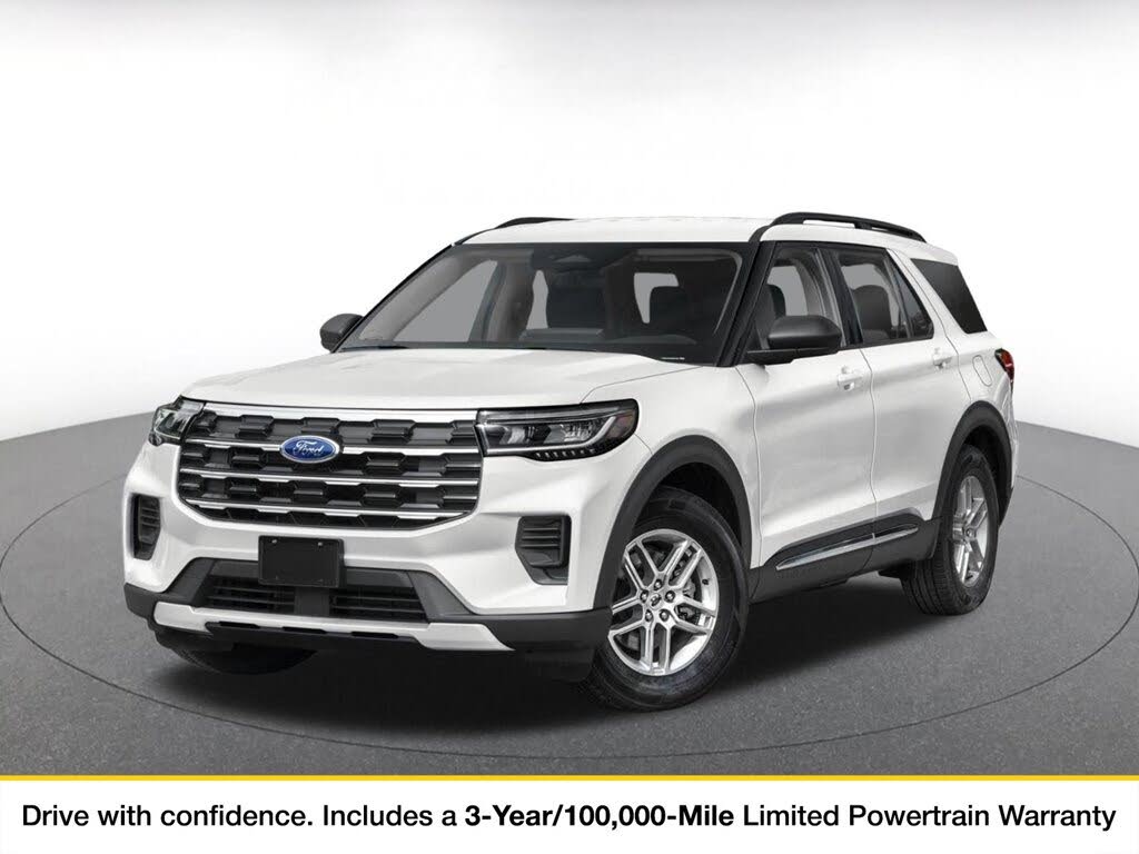 White 2026 Ford Explorer SUV / Crossover All-Wheel Drive Automatic