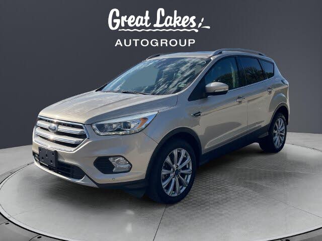 White Gold Metallic 2017 Ford Escape SUV / Crossover All-Wheel Drive 6-Speed Automatic
