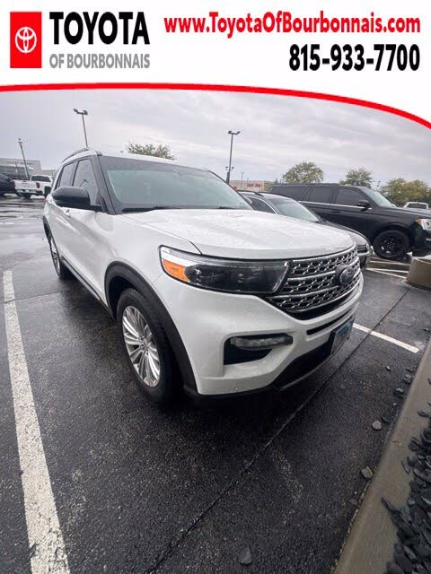 White Metallic 2020 Ford Explorer SUV / Crossover All-Wheel Drive Automatic