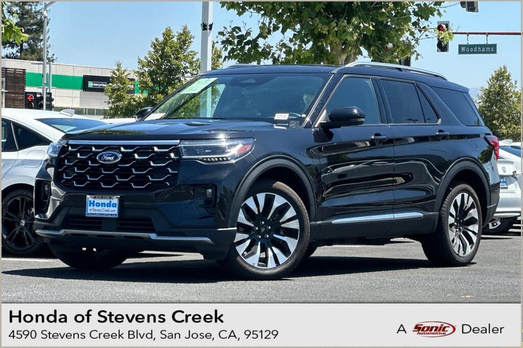 Black 2025 Ford Explorer SUV / Crossover All-Wheel Drive Automatic