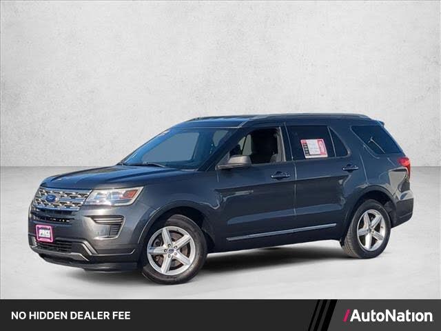 Gray (Magnetic Metallic) 2018 Ford Explorer SUV / Crossover Front-Wheel Drive 6-Speed Automatic
